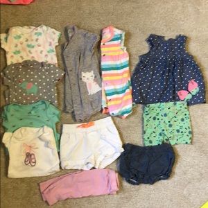 3 month infant girls clothes lot